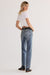 Free People - Risk Taker Mid-Rise Straight - Mantra - Back