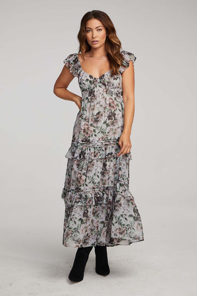 Saltwater Luxe - Lena Maxi Dress - Multi - Front