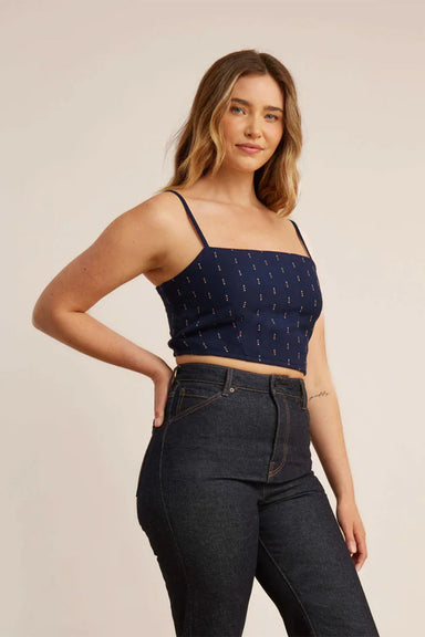 Roark - Pic Cami - Dark Navy - Side