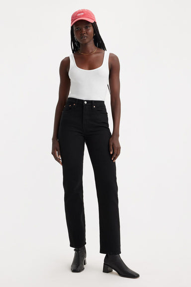 Levis - Wedgie Straight - Black Sprout - Front