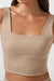 Travis Matthew - Friday Ponte Square Tank - Heather Portabella - Detail