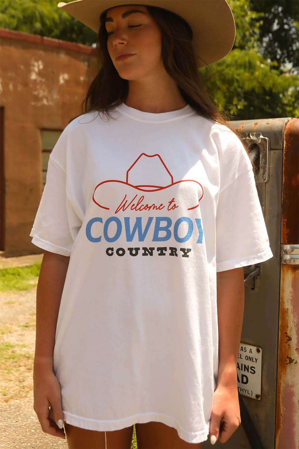 Charlie Southern - Cowboy Country Tee - White - Front