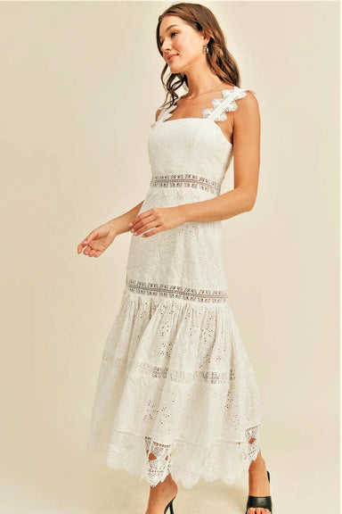 Reset by Jane - Crystal Dress - White - Side
