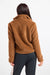 Sadie & Sage - Teddy Faux Fur Jacket - Camel - Back