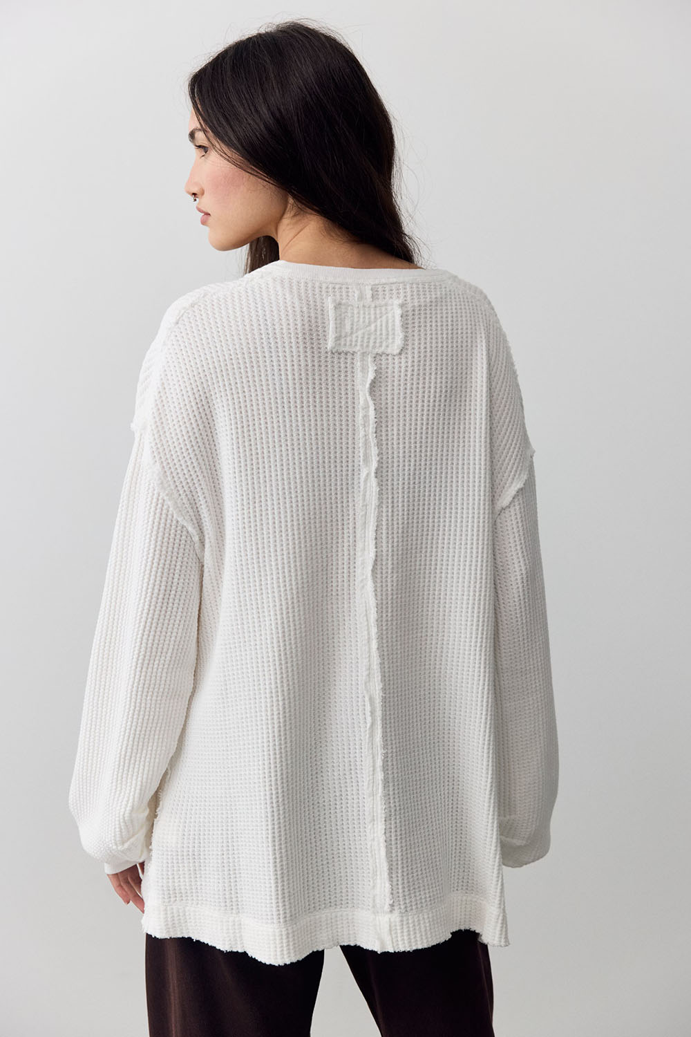 Free People - Montreal Thermal - Clean Ivory - Back