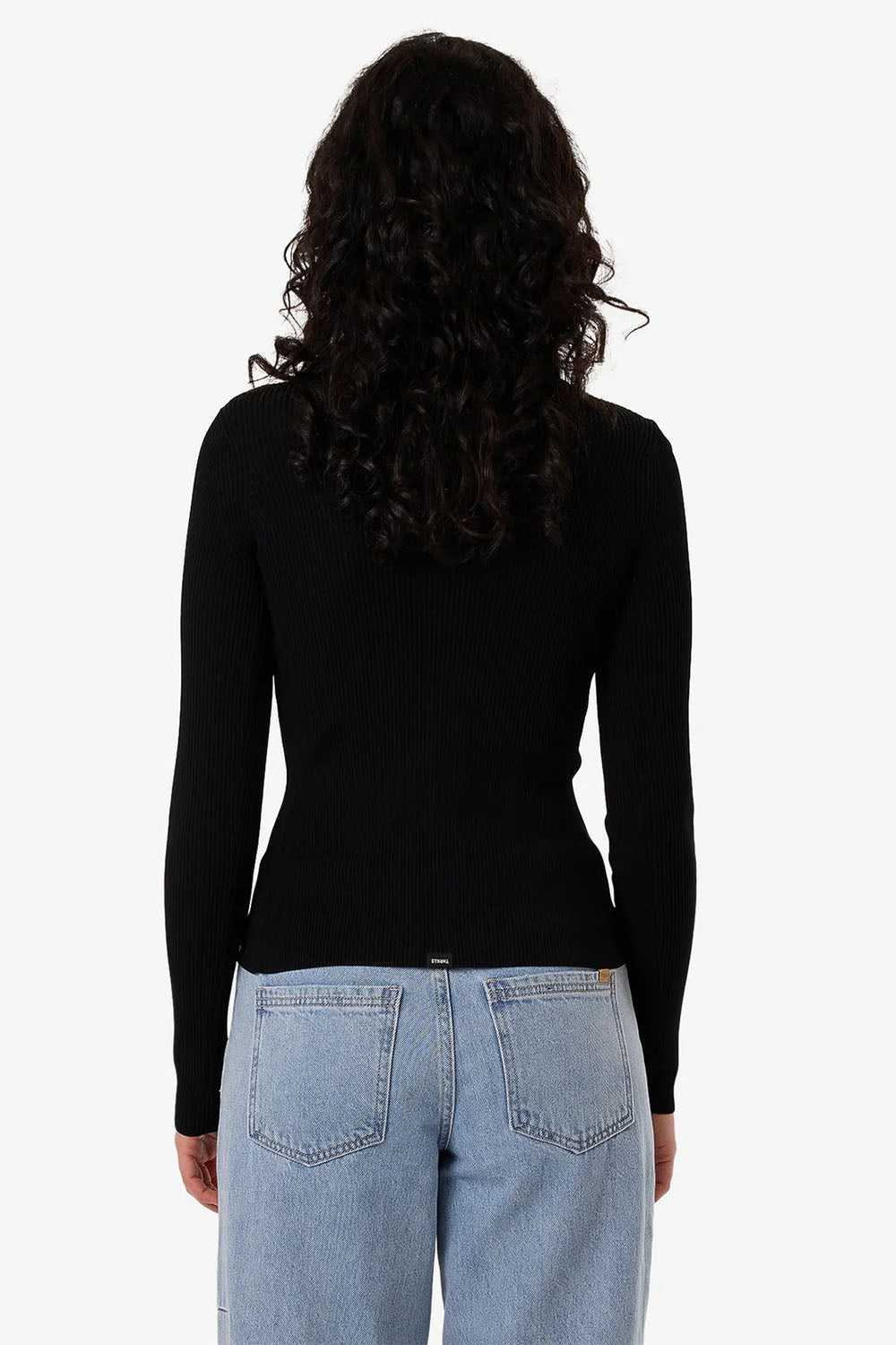 Thrills - Marita Knit Cardigan - Black - Back