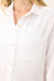 Marine Layer - Jane Relaxed Shirt - White - Detail