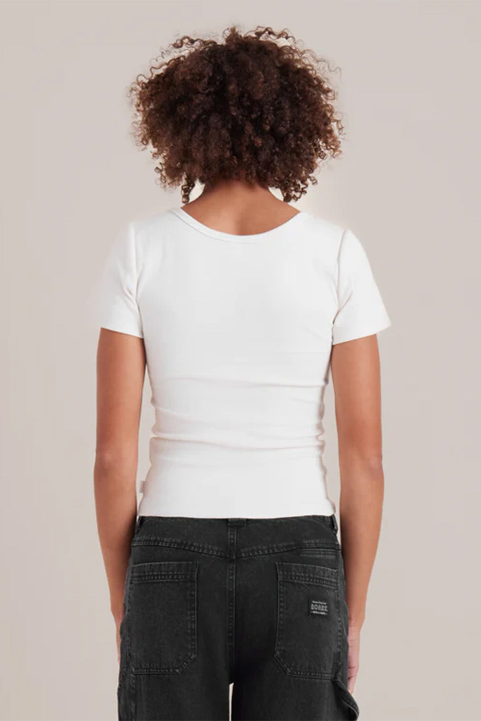 Roark - Wind Worn Tee - Off White - Back
