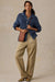 Faherty Sunwashed Lodge Cardigan in Midnight Indigo Wash — Styled view