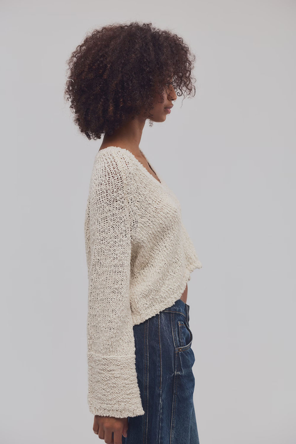 Free People - Heartland Pullover - Tofu - Side