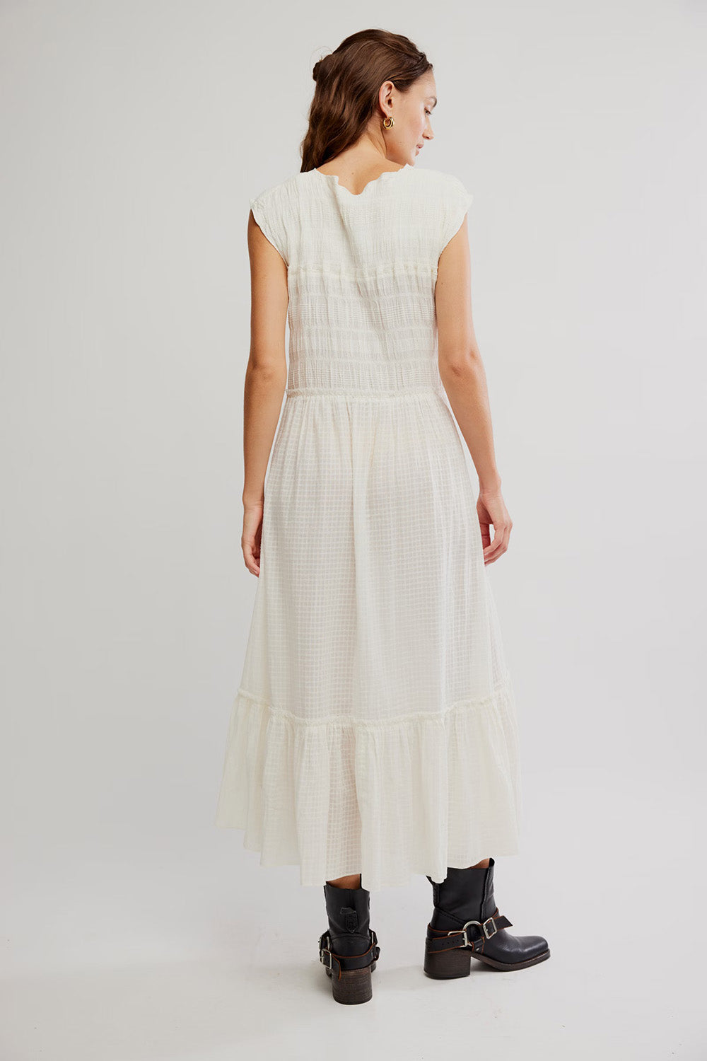 Free People - Desert Dazed Midi - Clean Ivory - Back