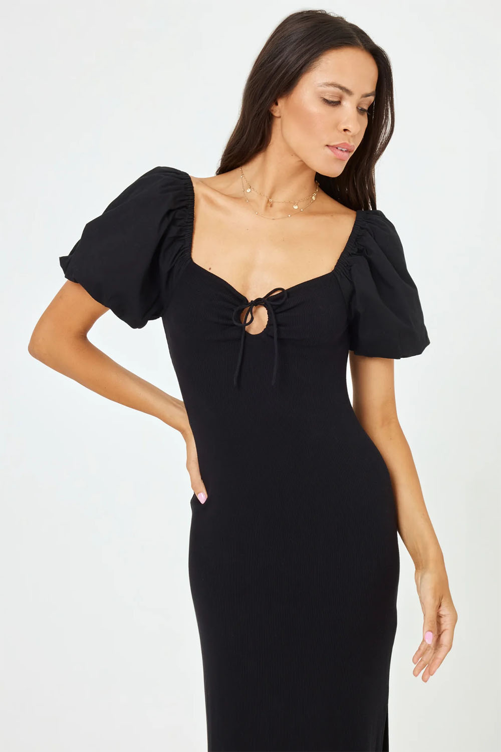 L*Space - Chelsea Dress - Black - Detail