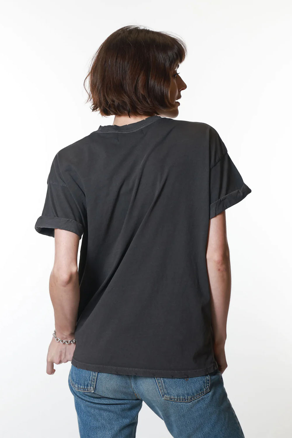 Girl Dangerous - Virgo Reunion Tour Boyfriend Tee - Vintage Black - Back