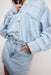 Good American - Denim Shirt Dress - Indigo - Detail