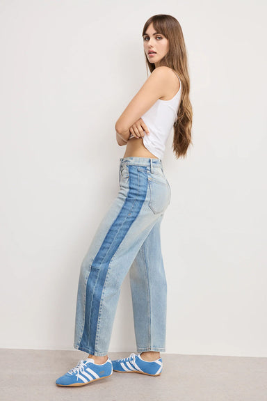 Good American - Good Standard Barrel Jeans - Indigo - Side