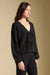 Saltwater Luxe Ellyn Sweater in Black — Quarter view