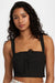 RVCA - Bella Tank Smocked - Black - Front