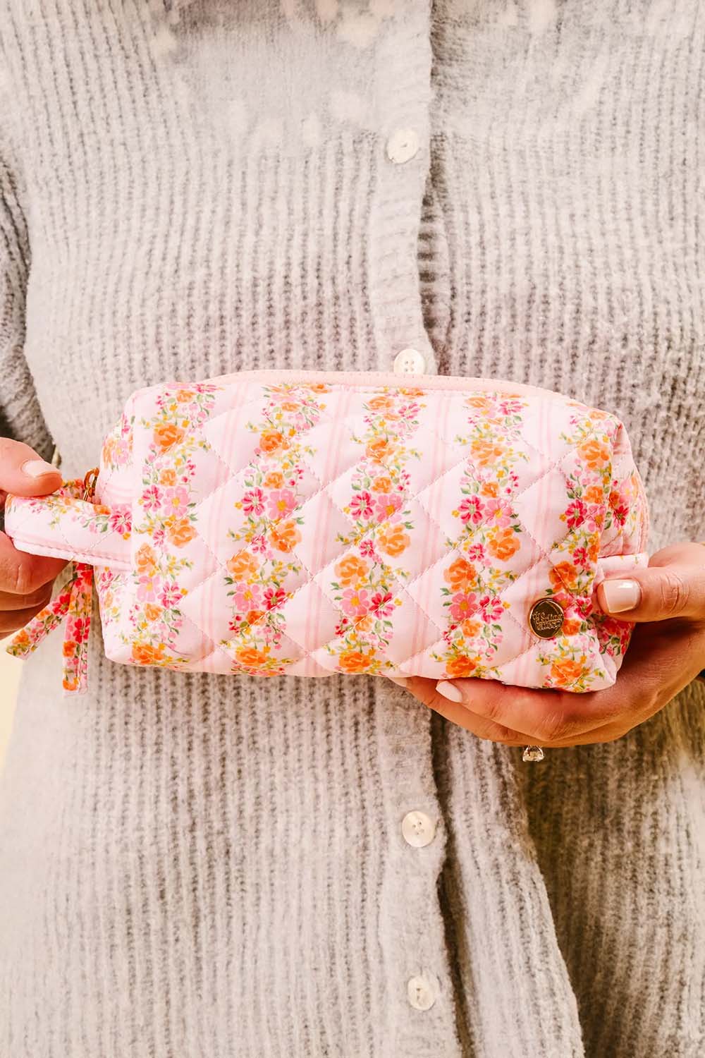 Billabong - ESSENTIALS COSMETIC POUCH - PETAL PARADE PINK