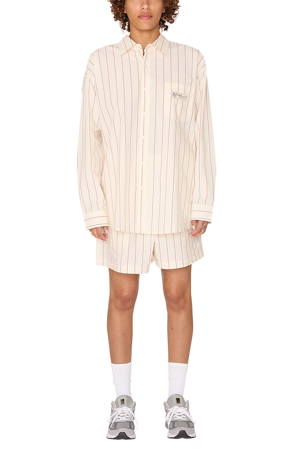Obey - Primavera Stripe Shirt - Tofu Multi 