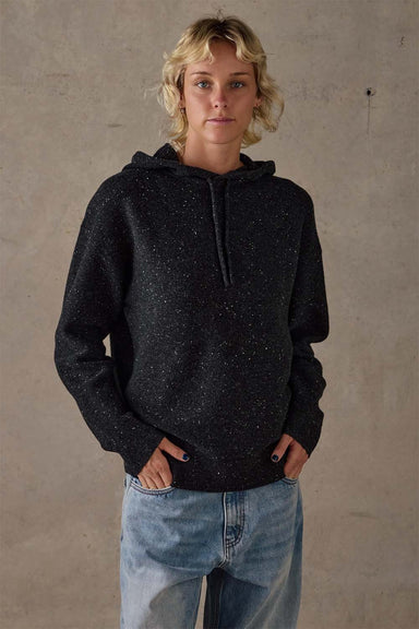 McTavish - Apres Knit Hoodie - Black Multi - Front
