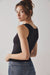 Free People - Clean Lines Muscle Cami - Black - Back