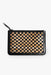 Able - Basketweave Clutch - Black/Tan - Front