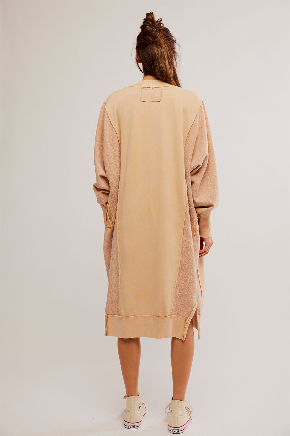 Free People - Dreamy Blue Cardi - Cuban Sand - Back