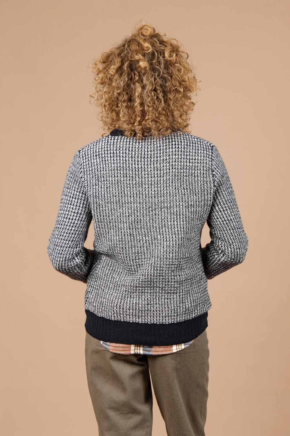 Bridge & Burn - Chelan Sweater - Navy Multi - Back