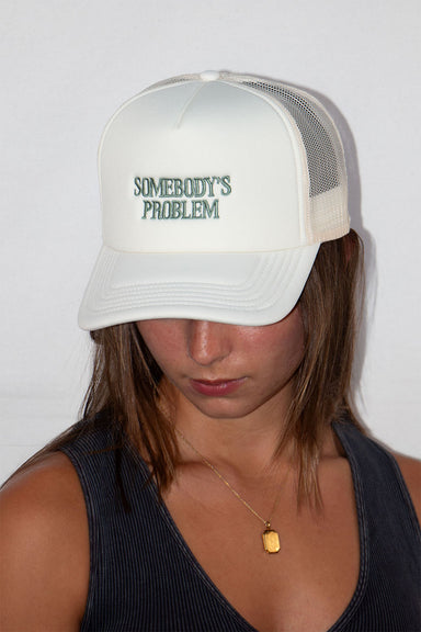 Pearl of the West - Somebody's Problem Hat - Bone/Sage