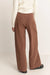 Rhythm - Whitehaven Wide Leg Pant - Brown - Back