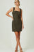 7 Diamonds - Infinity Square Neck Dress - Army Green