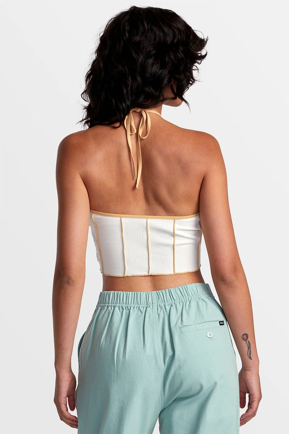 RVCA - Piper Halter - Latte - Back