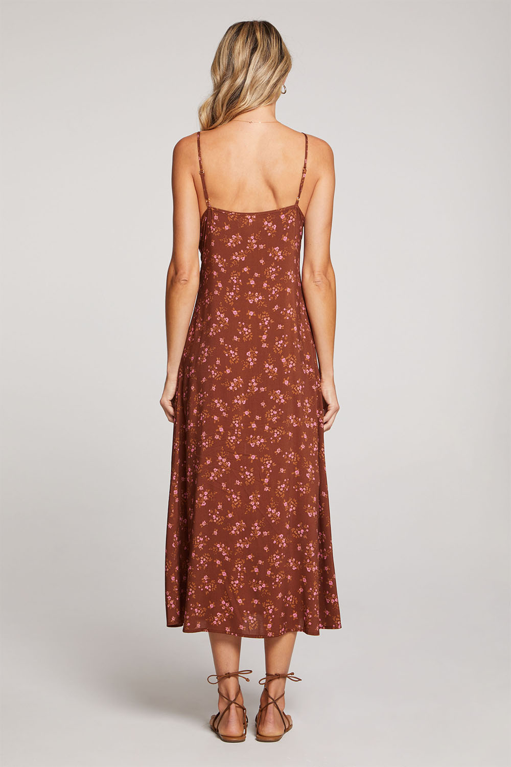 Saltwater Luxe - Tori Midi Dress - Pecan - Back