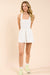 Sadie & Sage - Sugarloaf Halter Tie Romper - White