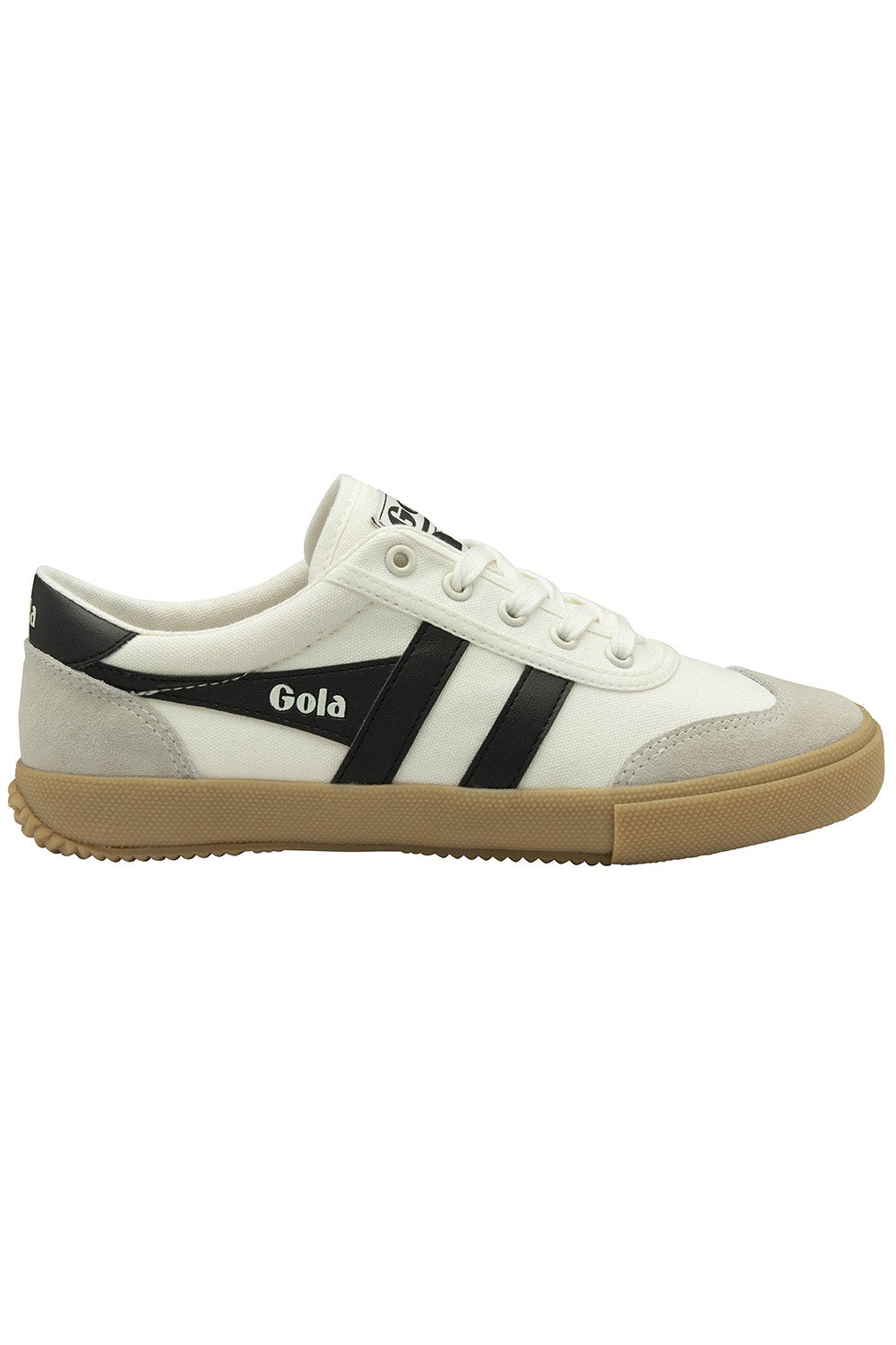 Gola - Badminton Plimsolls - Off White/Black/Gum - Side