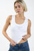 Thrills - Gold Seal Rib Singlet - White - Detail