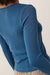 Marine Layer - Lexi Rib Sun-In LS Scoop Tee - Deep Aqua - Back