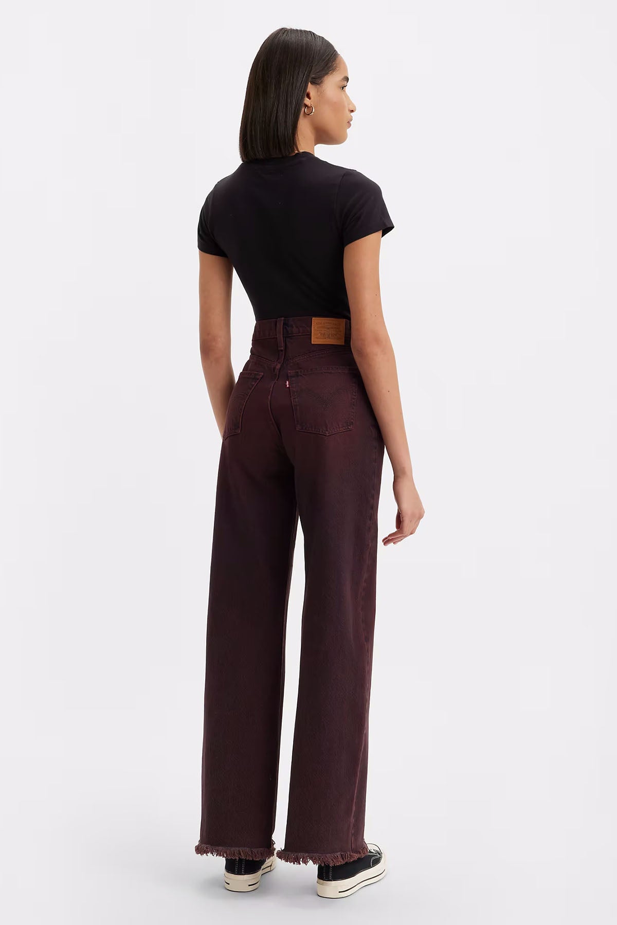 Levis - Ribcage Wide Leg - Cherry Cordial  - Back