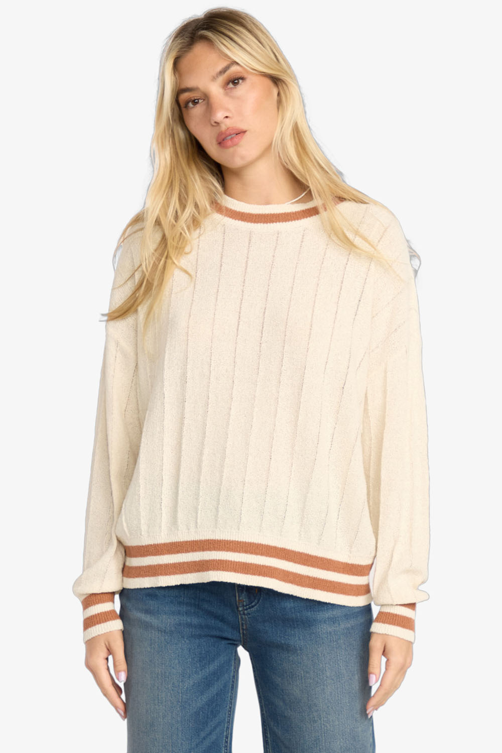 Billabong - Classic Days Sweater - Whitecap - Front