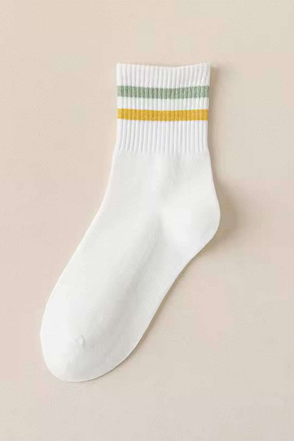 Pearl of the West - Girlfriend Sock - White/Multi