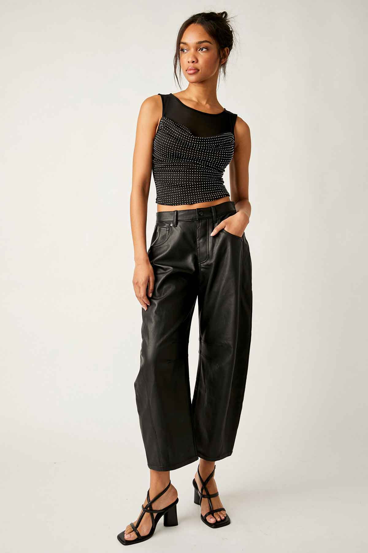 Free People - Mirrorball Top - Black