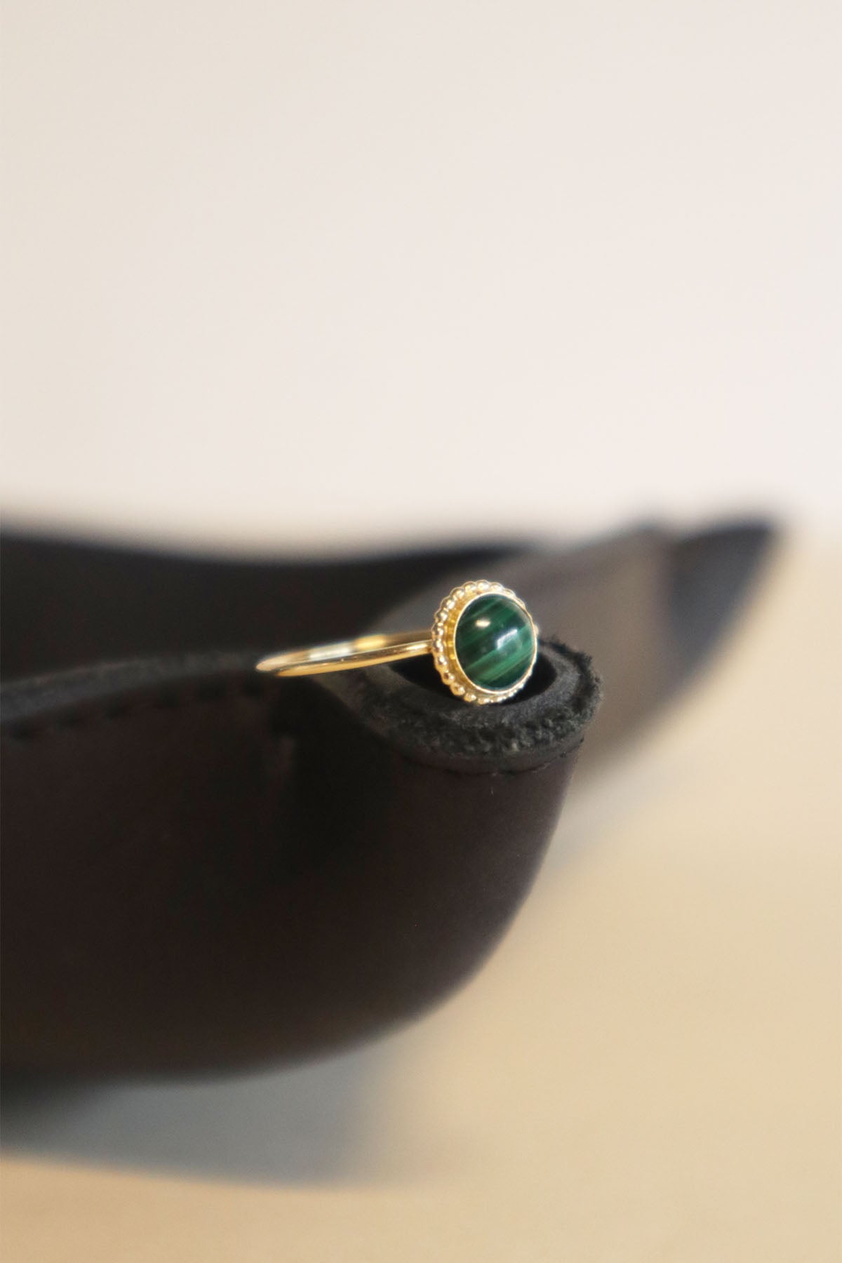MALACHITE HALO RING