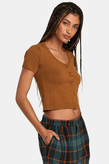 RVCA - Float Sweater - Workwear Brown - Side