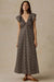 Faherty Coastal Poplin Noa Dress in Night Bloom — Full-body view
