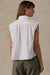 Faherty Heirloom Dobby Lucia Top in White — Back view