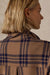 Faherty Legend Sweater Classic Shirt in Saddle Back Plaid — Collar detail view