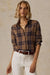 Faherty Legend Sweater Classic Shirt in Saddle Back Plaid — Front view