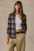 Faherty Legend Sweater Overshirt in Sugar Hill Plaid — Front view