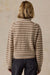 Faherty Northshore Quarter Zip in Oatmeal Stripe — Back view