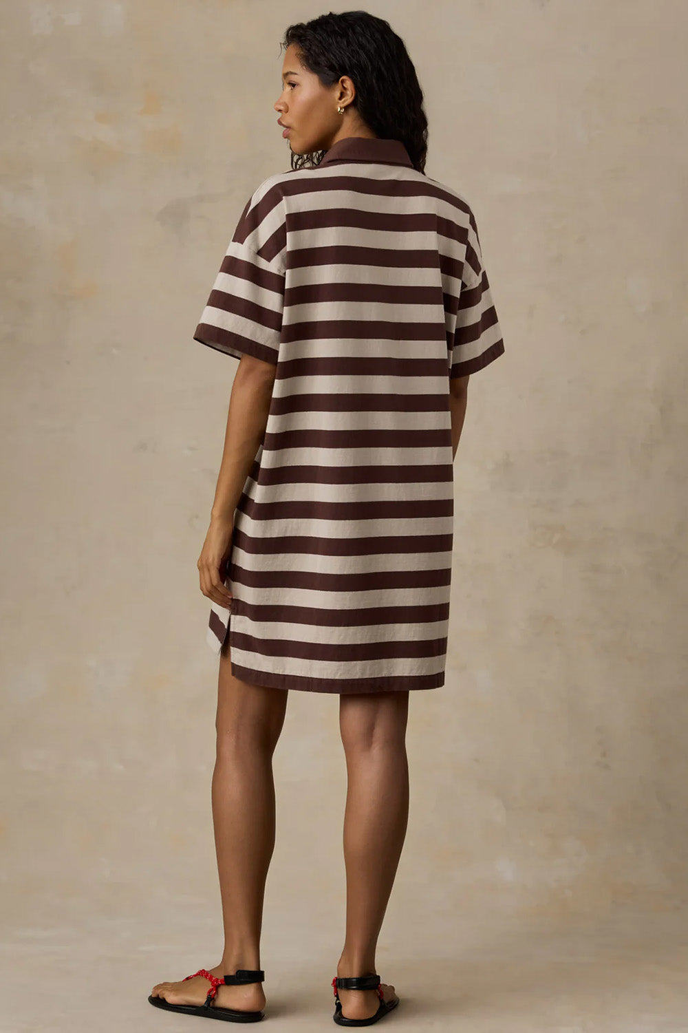 faherty-recycled-cotton-knit-dress-espresso-stripe-back
